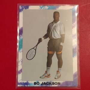 Bo Jackson 1990 Broder "Bo Knows Tennis" Sports Card